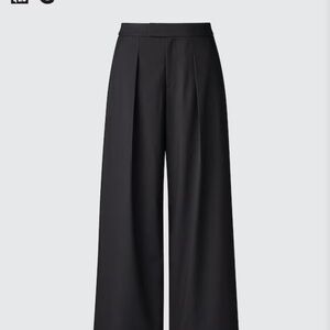 Uniqlo Black Wide-Leg Women's Pants